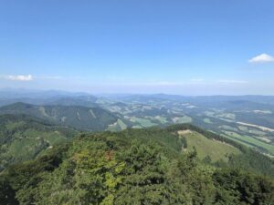 Ausblick von der Meyringer Warte