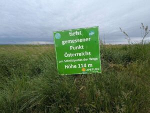 Tiefst gemessener Punkt Österreichs