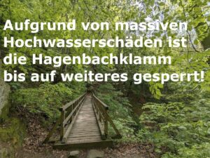 Hagenbachklamm im Naturpark Eichenhain