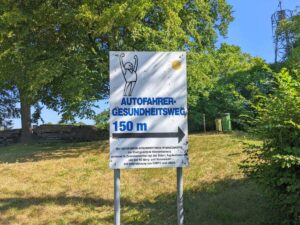 Autofahrer Gesundheitsweg