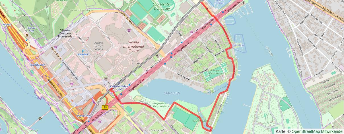 Alte Donau, Donaupark und Wasserpark